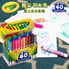 绘儿乐crayola水彩笔套装可水洗安全颜料儿童幼儿园宝宝彩色笔绘画画工具12色24色36色48色小学生粗头水彩笔