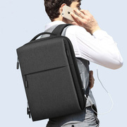 商务通勤小双肩包15寸电脑公文背包男休闲公务，旅行包轻便有型书包