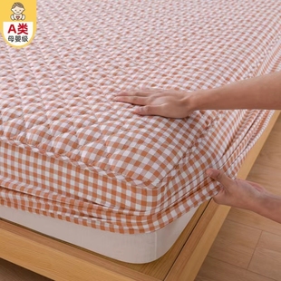 a类纯棉床笠罩2024加厚防滑床罩席梦思，床垫保护罩防尘床单套
