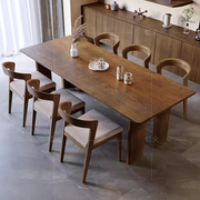 北欧实木餐桌椅家用客厅小户型，饭桌咖啡厅餐厅创意，复古餐桌椅组合