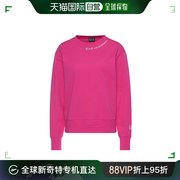 香港直邮EMPORIO ARMANI 女士玫红色棉质长袖T恤 3HTM17-TJ31Z-14