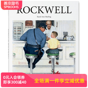 taschen出版诺曼·洛克威尔绘画艺术作品集画集英文，原版normanrockwell20世纪美国画家插画家艺术善本图书