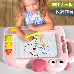 儿童画板家用磁性写字板宝宝涂鸦画画板玩具，1一3岁婴幼儿可擦消除
