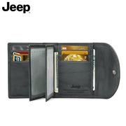 Jeep真皮卡包男卡套证件包钱包男行驶证驾驶证一体包防消磁零钱包