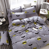 潮流卡通蝙蝠侠四件套学生宿舍，单人床单三件套双人被套床上用品