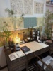 日式古风手工卧室竹艺充电灯具，茶室会所中式竹编床头装饰创意台灯