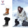 LAPPS拉普斯双十一雪地鞋女加绒加厚保暖高筒防水防滑潮流马丁靴