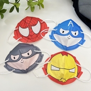 儿童立体口罩3d面具可爱蜘蛛钢铁蝙蝠侠美队一次性防护小学生男女