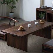 新中式榻榻米飘窗小桌子茶几现代简约客厅家用原实木炕几矮几茶台