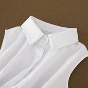 女式衣服西装白色衬衣领假领子衬衫女配饰，百搭假衣领高档秋冬立领