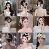 新娘森系高级感头花韩式甜美花朵发夹发带婚纱，礼服写真拍照头饰品