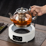 玻润电磁炉玻璃烧水壶煮茶壶泡茶家用加厚不锈钢煮水壶电陶炉套装