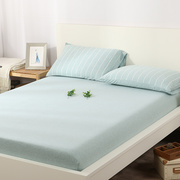 床笠单件纯棉全棉 床单天竺棉针织素色纯色1.2米1.5m1.8席梦