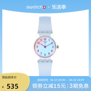 Swatch斯沃琪瑞士手表女手表简约小表盘防水石英腕表