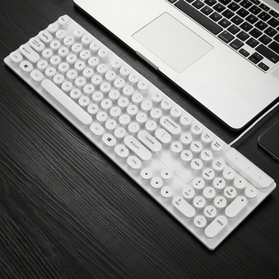 爱国者巧克力有线键盘家用笔记本，外接台式电脑键盘鼠标套装键鼠套