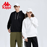 Kappa卡帕男女套头帽衫2023秋季腰果花休闲卫衣K0CZ2MT01P