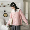小雨良品日系奶fufu慵懒粉色开衫，毛衣外套女2024小个子针织衫
