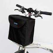 行大折叠自行车篮子方形带盖车筐，滑板电动车帆布菜，蓝子车篓车前框