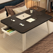 床上书桌加大加高抽屉(高抽屉，)款小桌子，笔记本电脑懒人折叠宿舍家用学习桌