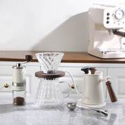 法风手磨咖啡机套装家用手摇磨豆机小型手冲咖啡研磨机器具全套