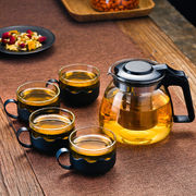 耐热玻璃泡茶壶过滤水壶功夫，养生壶红茶茶具，套装家用茶吧机专通用