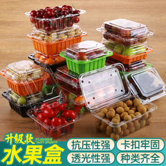 彩色一次性樱桃草莓超市蔬菜盒