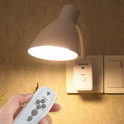 遥控小夜灯led节能照明卧室床头，台灯婴儿喂奶调光定时创意夜光灯
