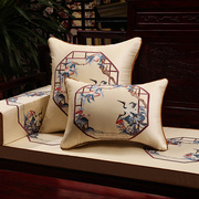 新古典(新古典)中式红木家具，坐垫沙发坐垫套罗汉床，垫子实木沙发垫罩套加厚