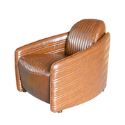 卡格路美式乡村老虎椅单人沙发客厅靠背设计师办公室椅子休闲躺椅