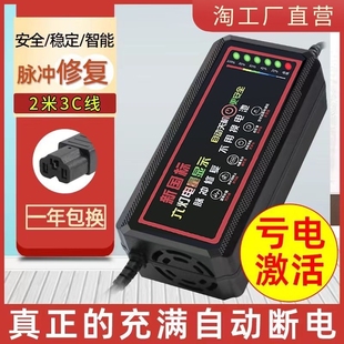 电动车电瓶充电器48v12ah60v20a72v爱玛雅迪，石墨烯通用电池铅酸