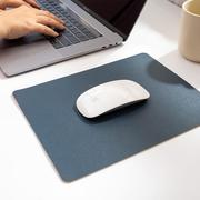 小号鼠标垫单面双面皮革加厚办公桌，垫笔记本电脑鼠标垫学生家用垫