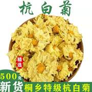 菊花茶杭白菊500g桐乡杭白菊散装杭菊杭州白菊花(白菊花)贡菊黄菊新花