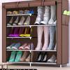开迪双排布鞋柜大容量经典型简约现代简易鞋架长靴柜组合组装