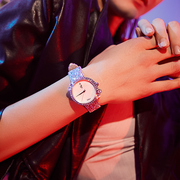 迦堤手表女款小巧精致时尚贝母盘不锈钢小表盘法国水晶表腕表