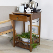 定制高档沙发边几角几小方桌小桌子小茶几边柜实木客厅中式花架茶