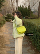 大码浅绿色棉服女冬季2023年韩系宽松立领面包服加厚棉衣外套