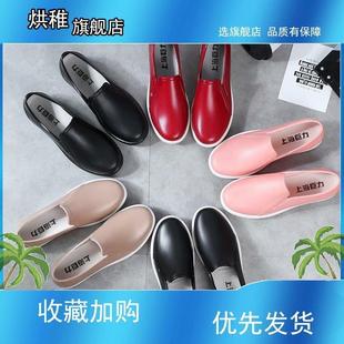 上海巨力3310女仿皮塑胶雨鞋短筒低帮鞋潮流雨靴防滑防水