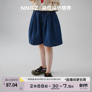 NNGZ夏季女童牛仔短裤宽松薄款夏装裤子儿童休闲百搭五分裤