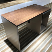 简约办公电脑桌1.2米台式家用书桌单人带抽屉，职员桌1.4米写字台