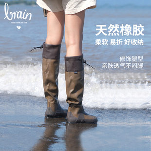 雨鞋女款新款高筒成人水鞋防水防滑不累脚时尚网红胶鞋长筒雨靴
