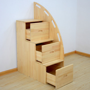 楼梯柜c实木家用上下铺儿童床床头阶梯柜储物柜多功能登