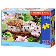 castorland波兰进口儿童，拼图120片系列小动物，系列益智玩具礼物