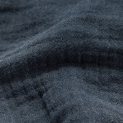 纯色藏青日式全棉三层纱，布盖毯纯棉毛巾被夏季薄款沙发毯子空调毯
