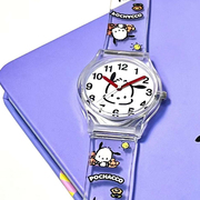 帕恰狗手表卡通透明可爱高颜值电子男女款儿童小学生只看时间防水