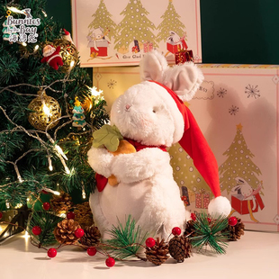 小羊小兔子玩偶毛绒，玩具节日新年女生，可爱圣诞礼物公仔海湾兔