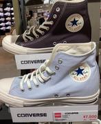 日本直邮 CONVERSE匡威 AS INHEEL HI 高帮内增高帆布鞋黑/紫限定