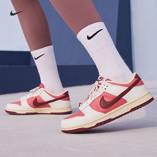 nike耐克dunklow女子运动鞋，情侣春季胶底板鞋低帮hf0736