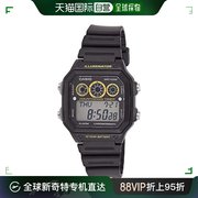 日本直邮casio卡西欧男士，手表ae-1300wh-1a黑色运动休闲腕表