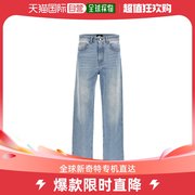 香港直邮gcds印花牛仔，长裤fw23m350001