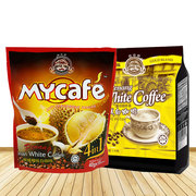 马来西亚咖啡树槟城原味白咖啡600g+榴莲白咖啡粉600g组合